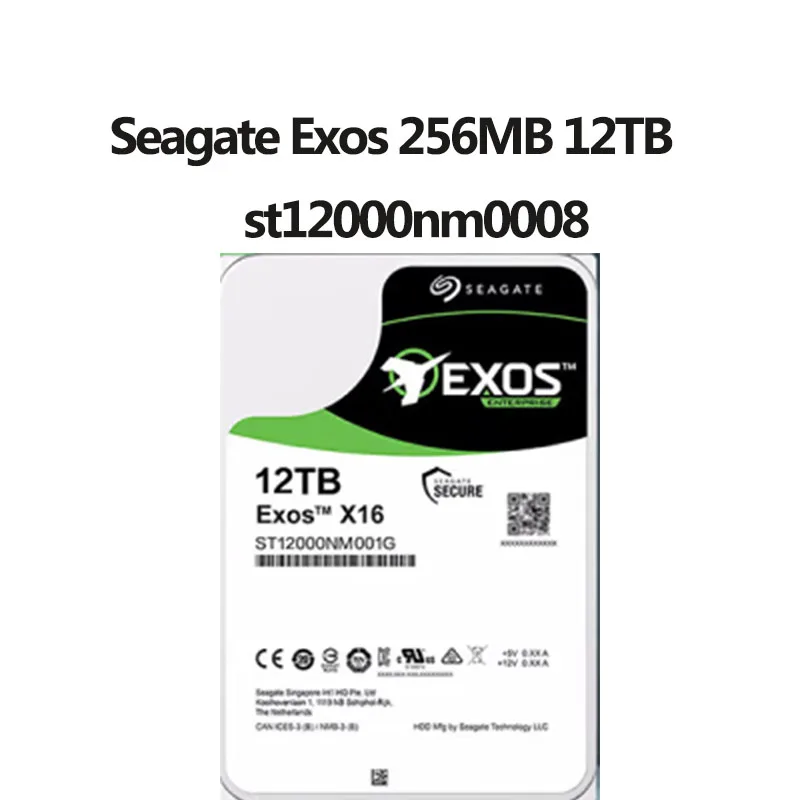 ST12000nm0008 ST12000NM000J pre Seagate Exos X14 X16 X18 12TB 3,5 