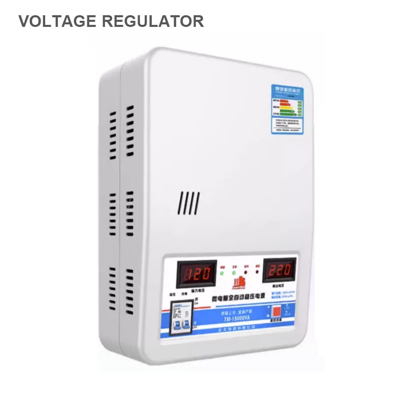 Stabilizátor napätia 220V Automatická domácnosť High-Power 20KW Klimatizácia Špeciálna dvojitá obrazovka Digitálne zobrazovacie napätie Regulato