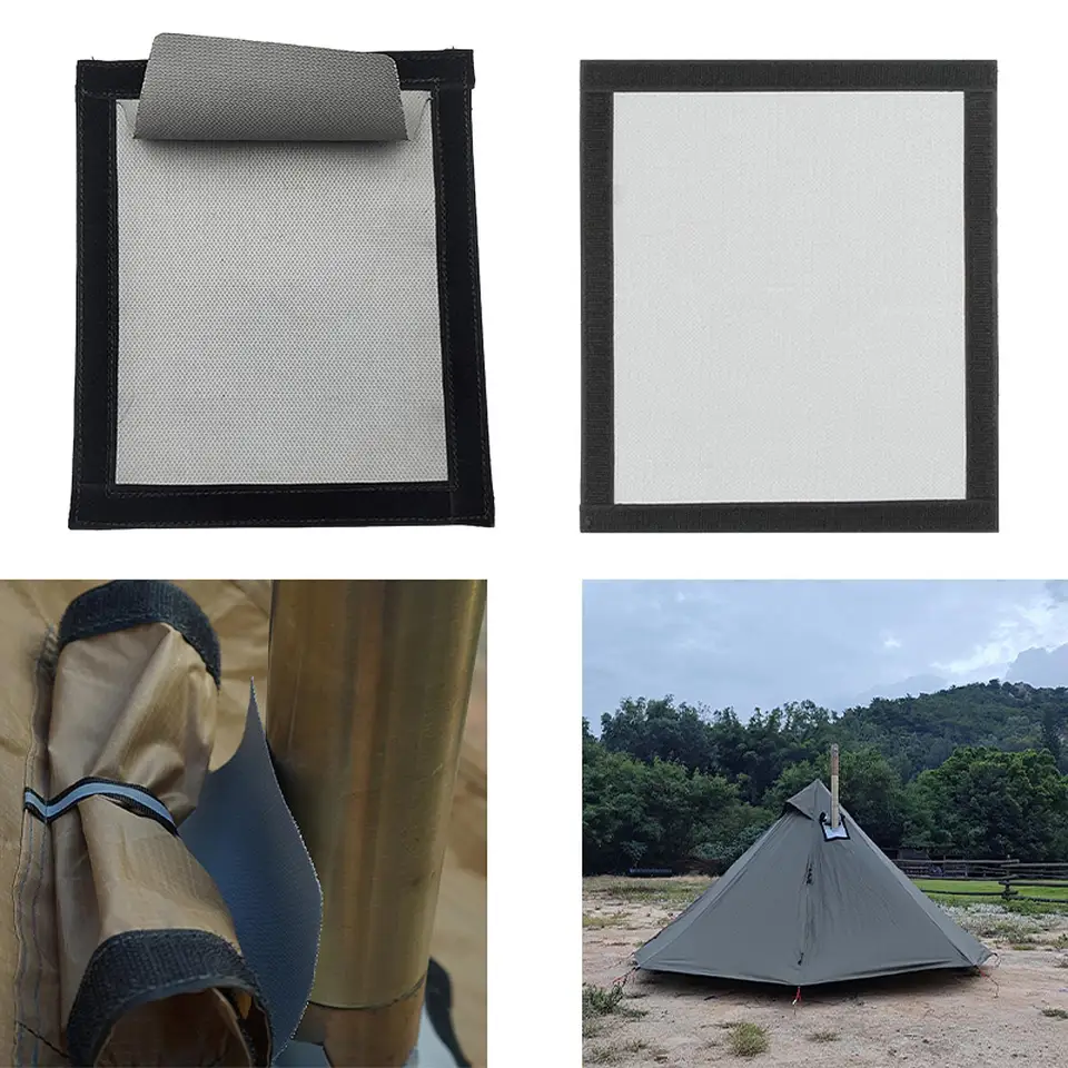 Stan sporák Jack, horúci stanový sporák Jack Jack Ohnitý ochranný prsteň Retardant retardér dreva Wood Stover Horúci vodotesný štít