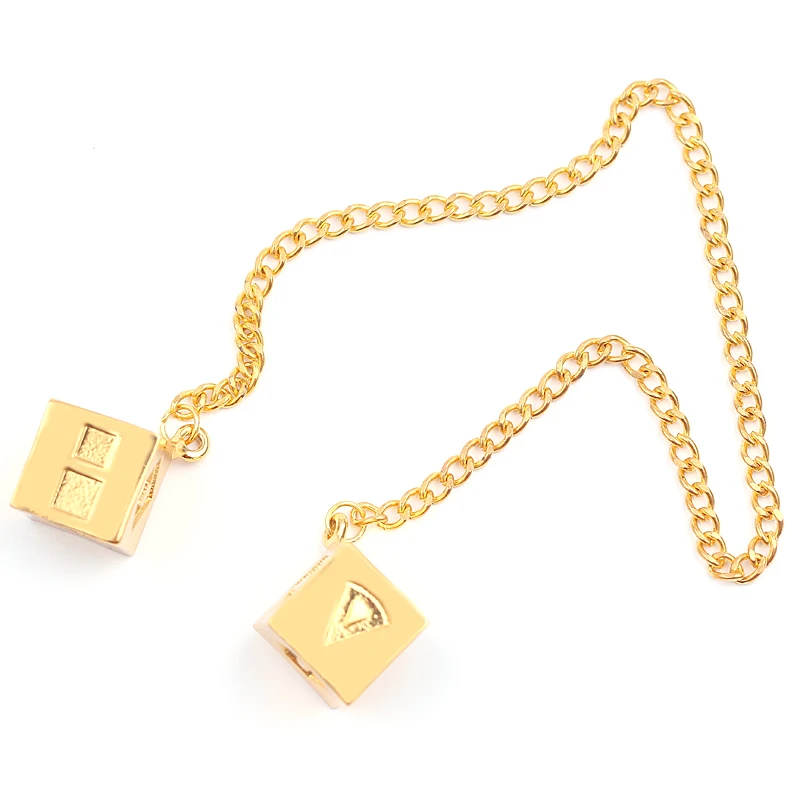 Star Gold Color Bracelet Han Solo Lucky Dice Prop 1,3 cm kocky s odkazom na náramky