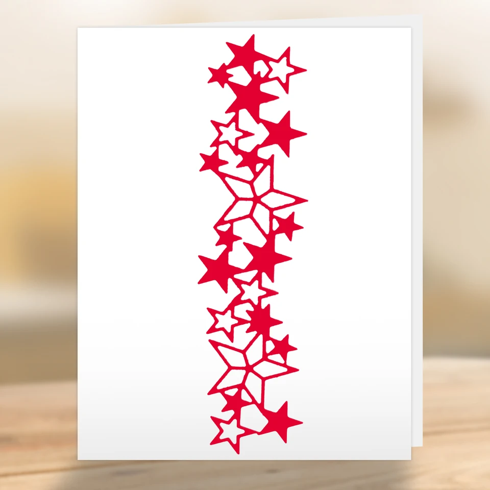 Star Strip Cutting Dies Cut Stencils Card Paper Craft DIY šablóna kovové rezanie zomiera album Embossing Scrapbooking Decor Fold
