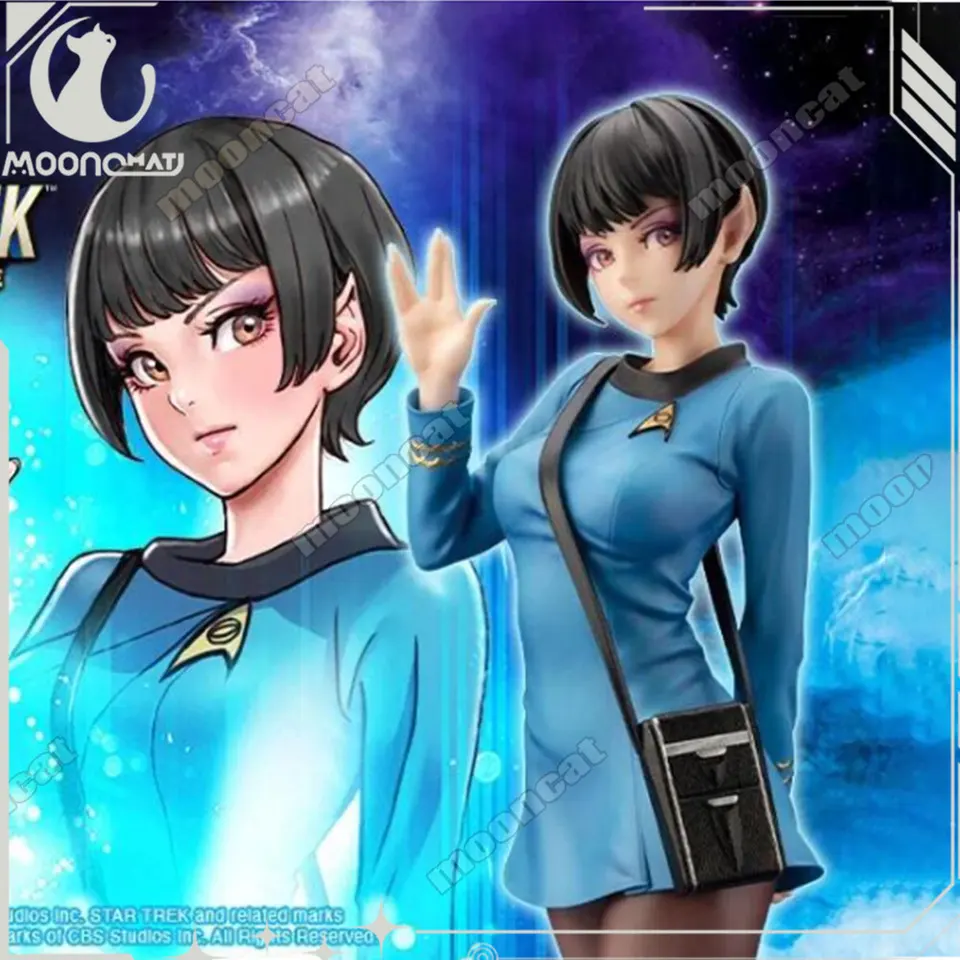 Star Trek 20cm Bishoujo Vulcan Science Officer Anime Girl Postava veliteľstvo/lekársky úradník akčná figúrka Zbierka Model Hračky pre bábiky