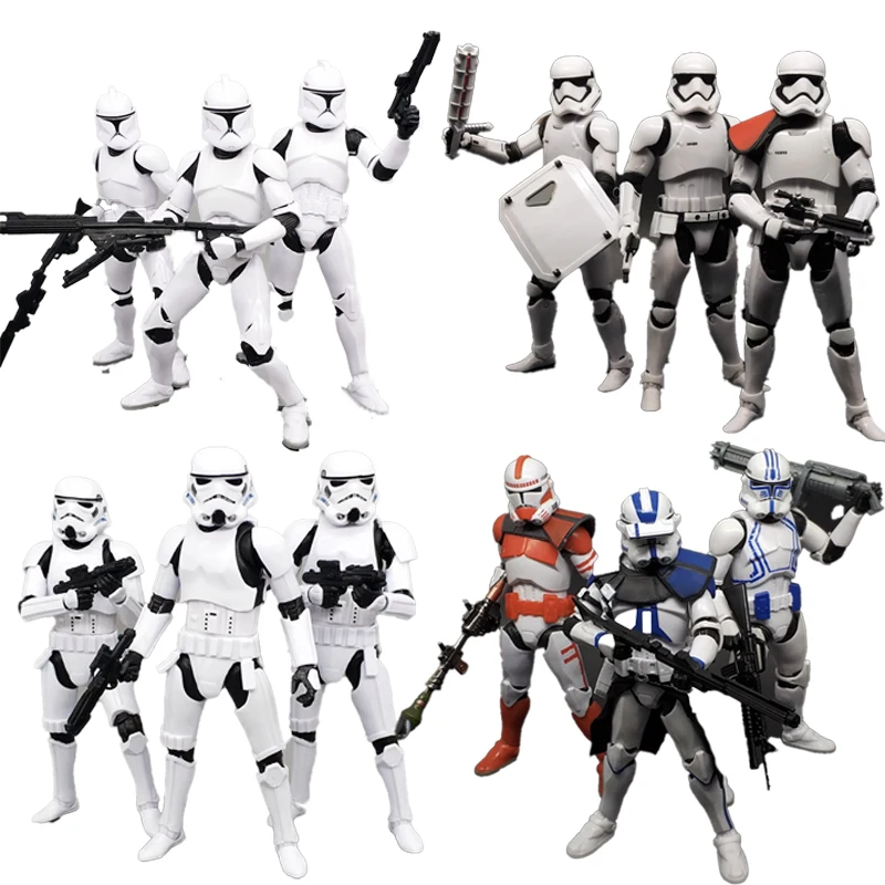 Star Wars Imperial Stormtrooper Darth Vader The Clone Spot Lightsage Maska Akcia Obrázok Obrázok Obrázok model 15 cm