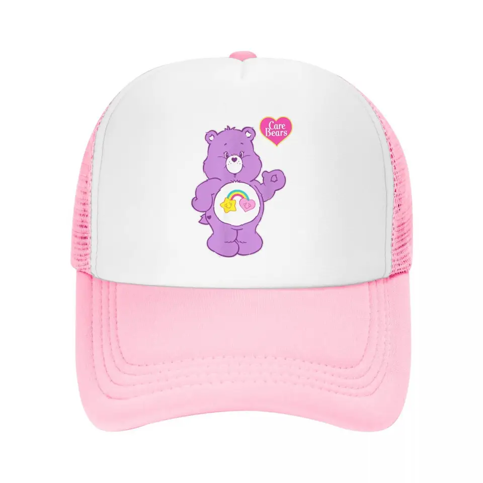 Starostlivosť medveďov najlepší priateľ baseball čiapka Men Ženy zakrivené klobúky Trucker Hats Nastaviteľné polyesterové golfové klobúky letné klobúky