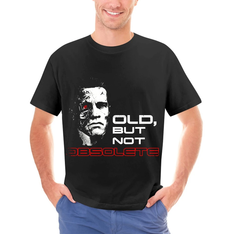 Staré, ale nie zastarané Terminator Dark Fate Čierne tričko Sarah Connor S-6XL
