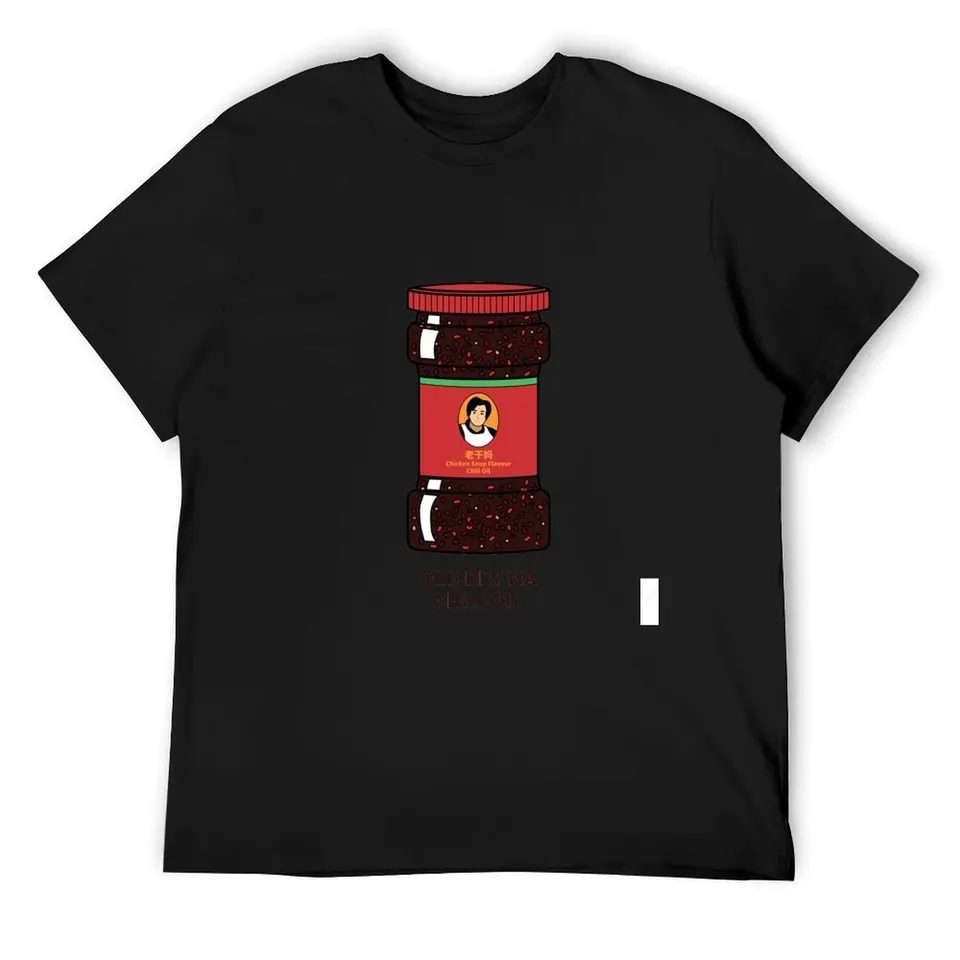 Starý suchý ma chili olej na život Tričko Custom Man tričko anime oblečenie mužov tričko