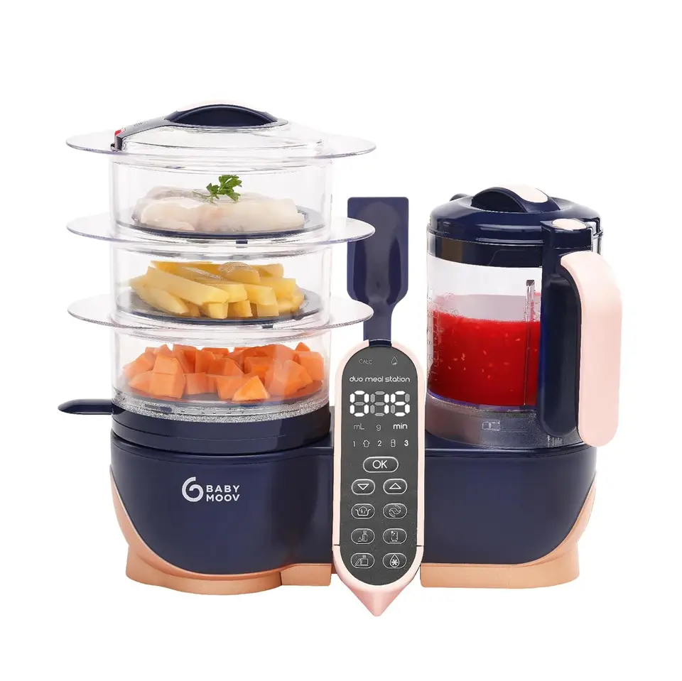 Station Duo Meal Station XL, 6 v 1 kuchynskom robote s parníkom, viacstupňovým mixérom, teplejším