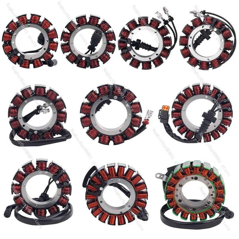 Stator motorovej cievky kompatibilný s Harley XL883/1200 Street Gliding Road King Soft Soft