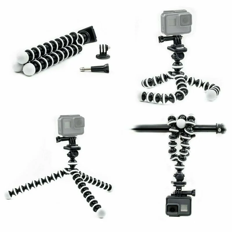 Statíds statív pre telefón, klip pre držiak mobilných kamerov, stojan na monopod smartfónov, chobotnica mini statív stativ
