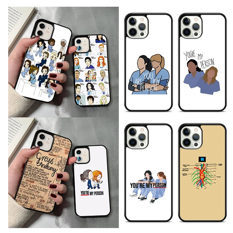 Ste mojou osobou Grays Anatomy Phone pre iPhone 14 15 16 13 12 12 Mini Max Cover pre Apple 11 Pro Max 6s 8 7 Plus SE2020