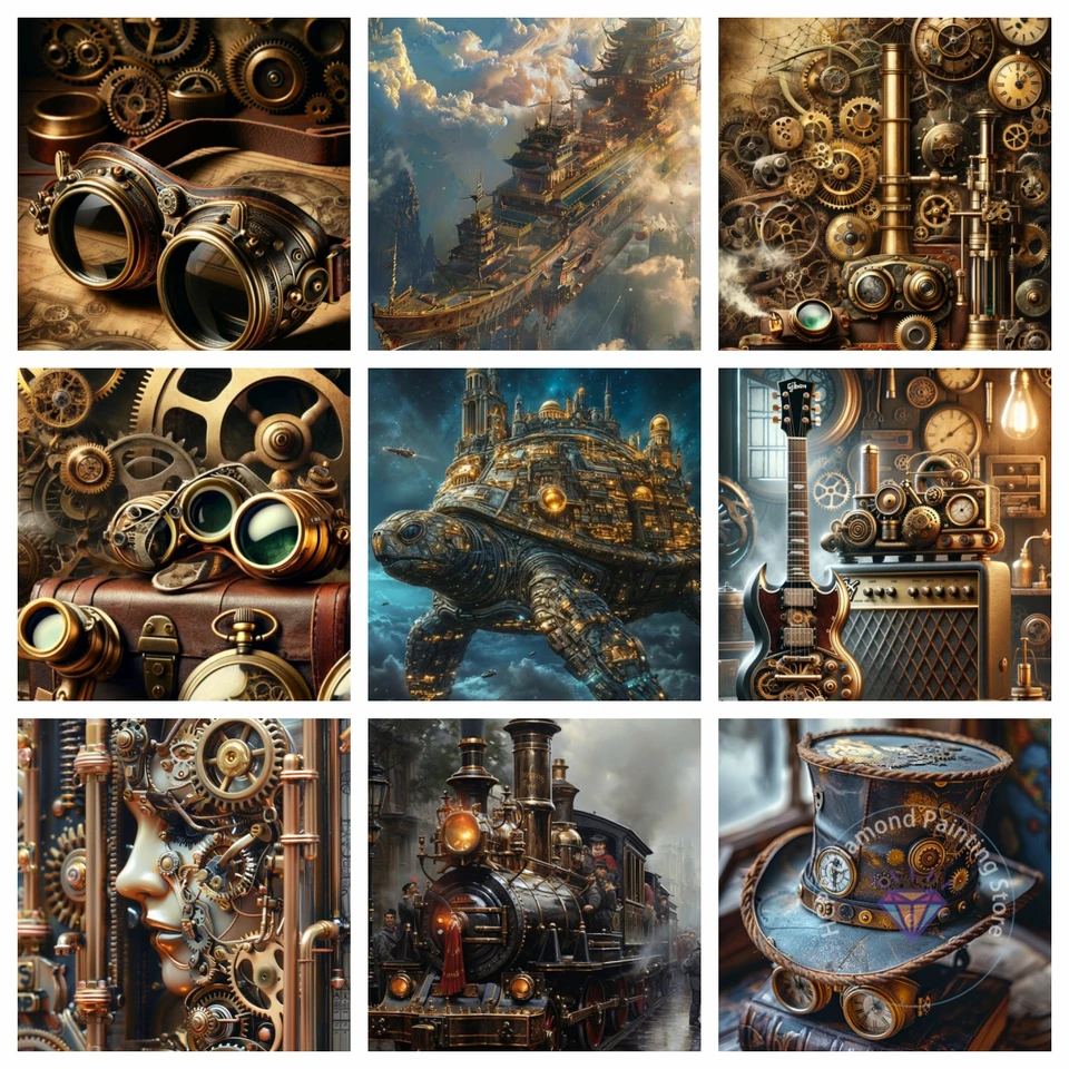 Steampunk Mechanical Diamond Painting Kit 5d