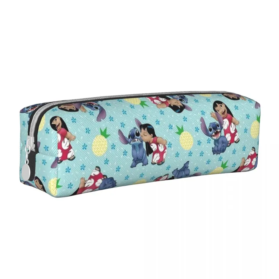 Steh ananás Pattern Cencil Case Puzdro