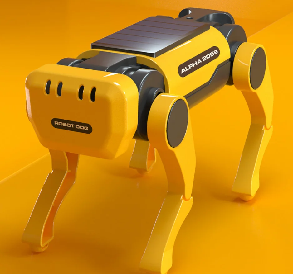 STEM Hračky Robot Dog Experiment súpravy súpravy solárne šteniatko krava pre deti DIY parné hračky Vzdelávacie hračky deti vianočné darčeky