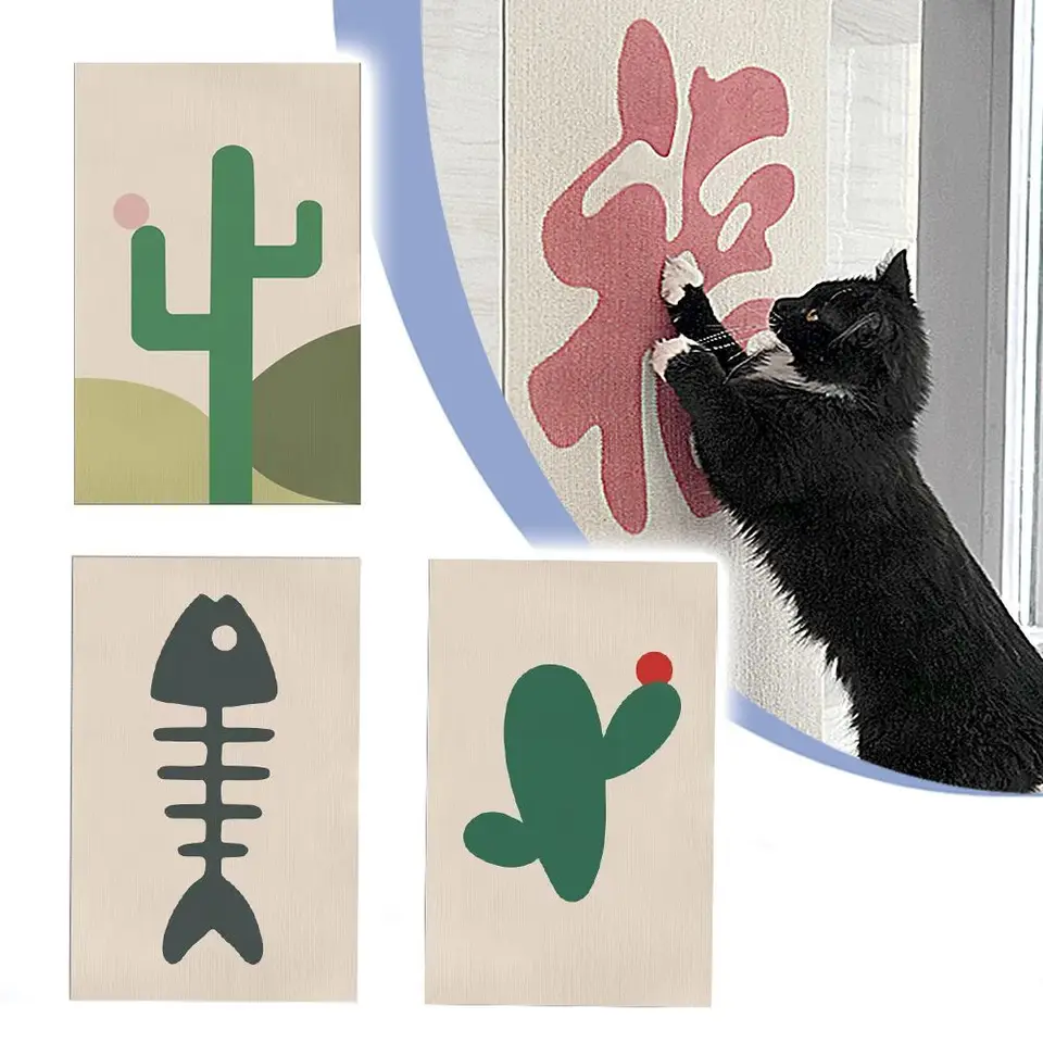 Stena proti mačke Scratch Sofa DIY CATS SHROCKÁ doska Ochrana pohovka
