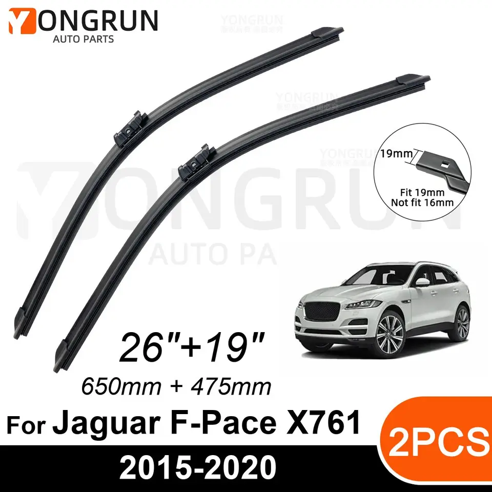 Stierače predného predného skla pre Jaguar F-Pace X761 2015-2020 Wiper Blade Gumber 26 