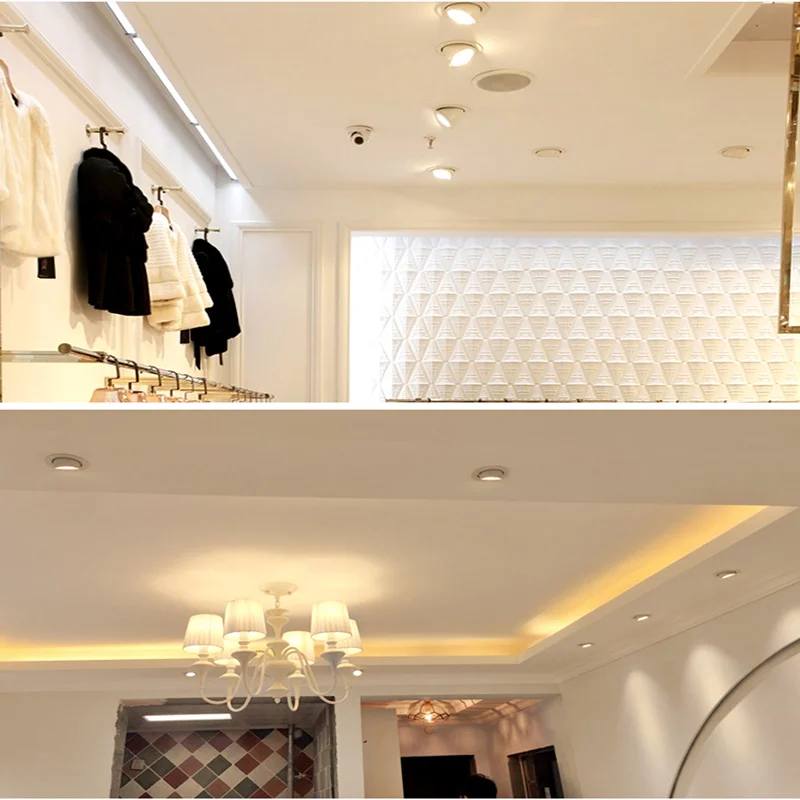 Stlmiteľné LED Downlight 10W 15W 20W nastaviteľné 360 stupňov zapustené stropné LED stropné svetlo AC110V 220V TRUNK Downlight LED LED