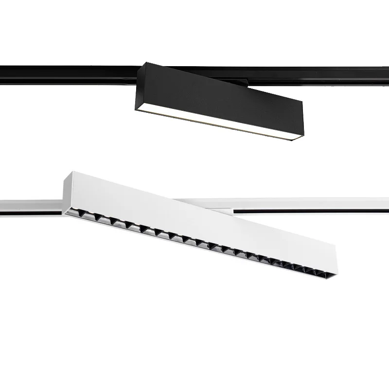 Stlmiteľné LED trať LIGHT 10W 20W 30W 40W 40 W Rail Spot Sveting Svietidlo stropné svetlá pre obchod s odevmi Domov