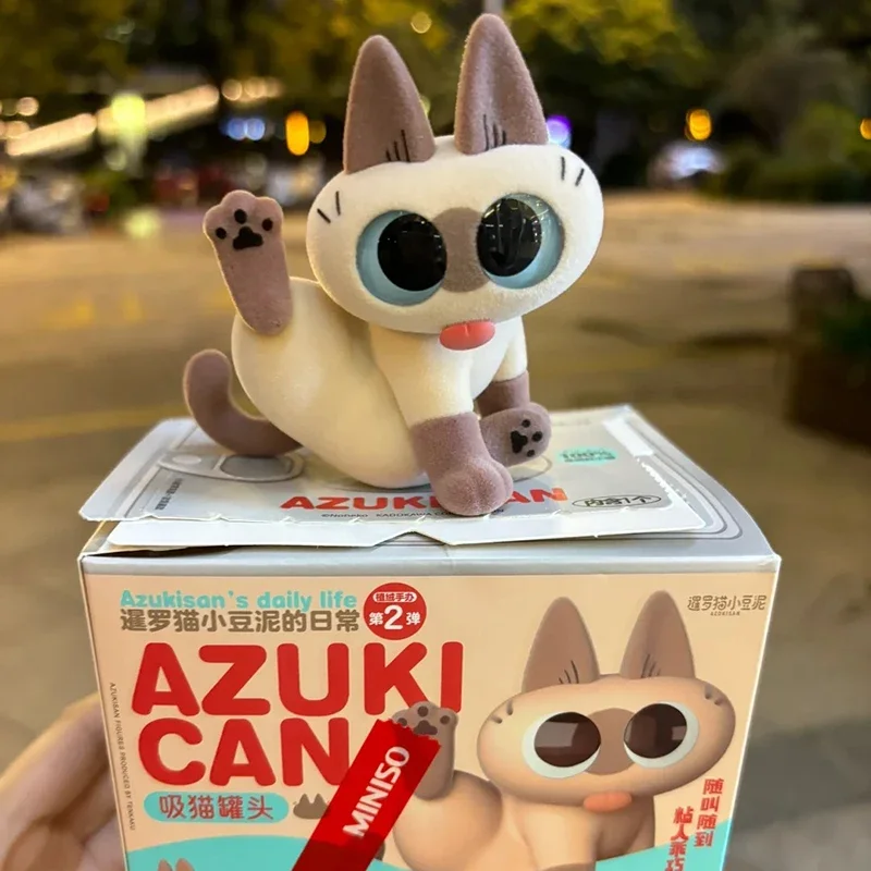 Stock azuki Can Azukisan's Daily Life Pop Cats 1 a 2st Series Blind Box Cute Model Valentine Day Darček záhadný box pre deti fidget hračky