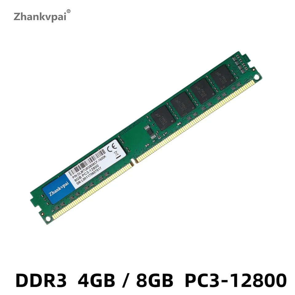Stolný počítač DDR3 4 GB 8 GB 1600MHz 1,5 V Modul kompatibilný s Intel H61 H67 H81 Z77 B75 B85