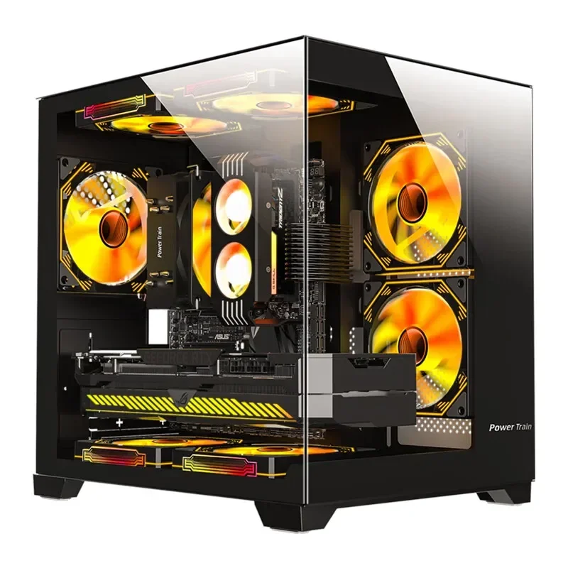 Stolný počítač i3 12100f 16 GB 500G SSD RX550 4 GB DDR5 QUAD Core WIN11 PC Desktop Computer Hostiteľ a domácnosť Používanie hier