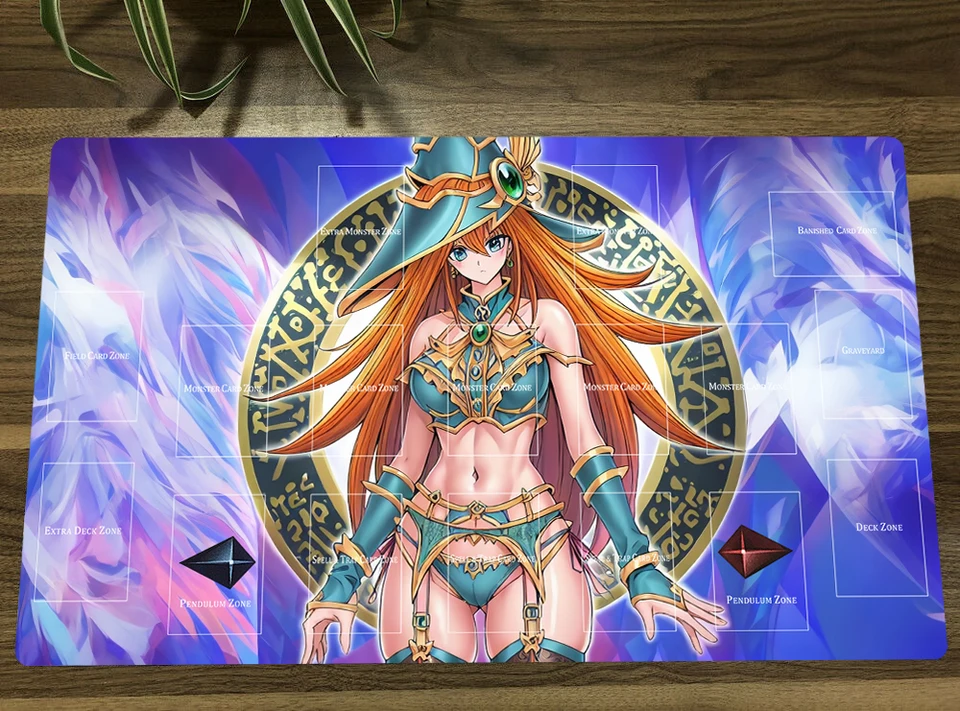 Stolová hra Yugioh Dark Magician Girl Tcg CCG Mat Trading Card Game Mat stol Playmat Desk Gaming Hra Mat Mouse Pad
