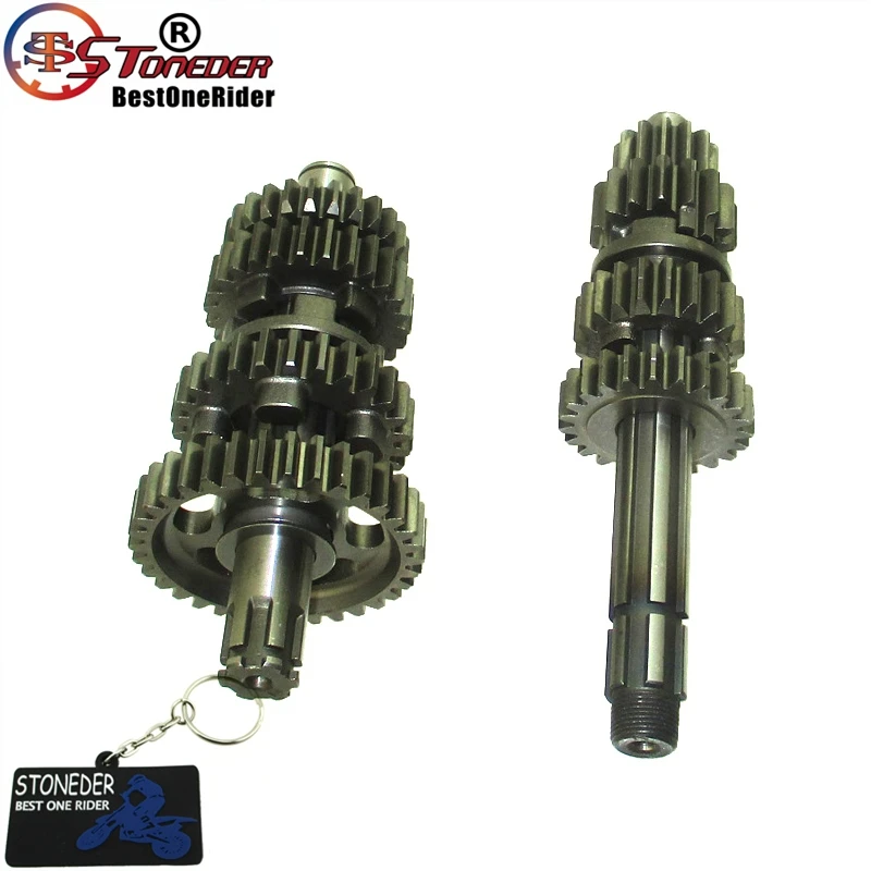 Stoneder 4 Speed ​​Gearbox Counter Hajel pre Daytona Anima FDX FLX 190 MOTOR 190CC 4V Motor Dirt Bike Gear N-1-2-3-4