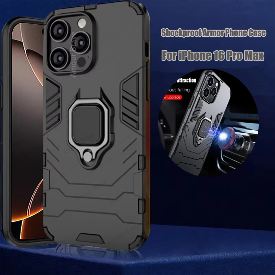 Strachproof Magnetic Puzd o telefóne pre iPhone 16 15 14 13 13 12 11 Pro Max xr xs maximálny kryt držiaka na stojan pre iPhone 16 15 14 plus