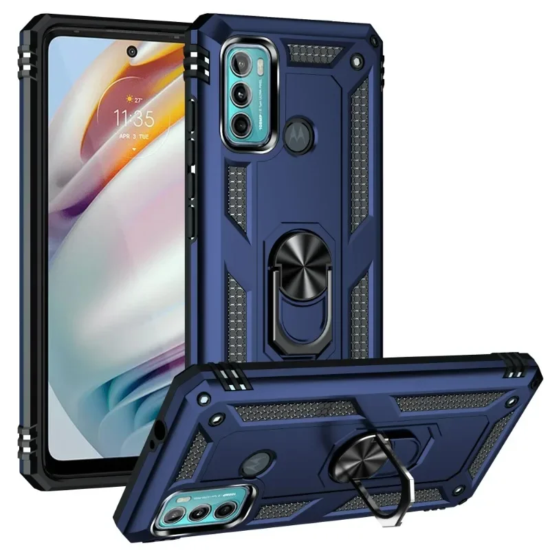 Stramproof Cover pre Moto G60 G71 Case Moto G50 G40 G52 G31 G10 G20 G20 G30 Fusion Ring Držiteľ telefónu pre puzdro pre Motorola G31 G22 G51