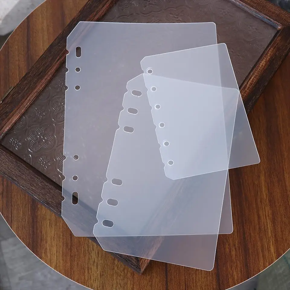 Strana dosky A5 A6 A7 B5 A4 Vnútorný papier Plánovač oddeľovača Binder Organizátor deliteľ Loose-Lef Demdider DETBIVER