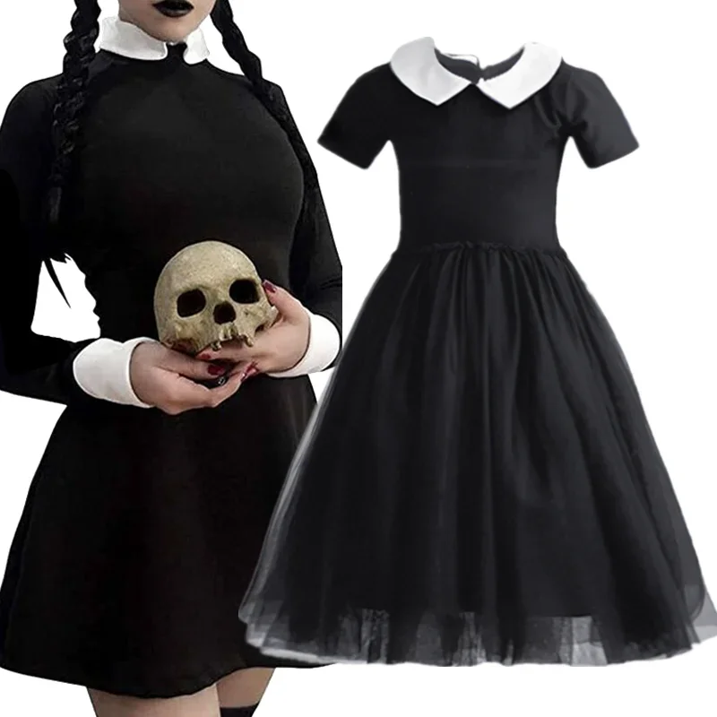 Streda Meisje Kostuum Voor Film Cosplay Jurken Gothic Dark Style Cosplay Kostuum Halloween Verjaardagsfeestje