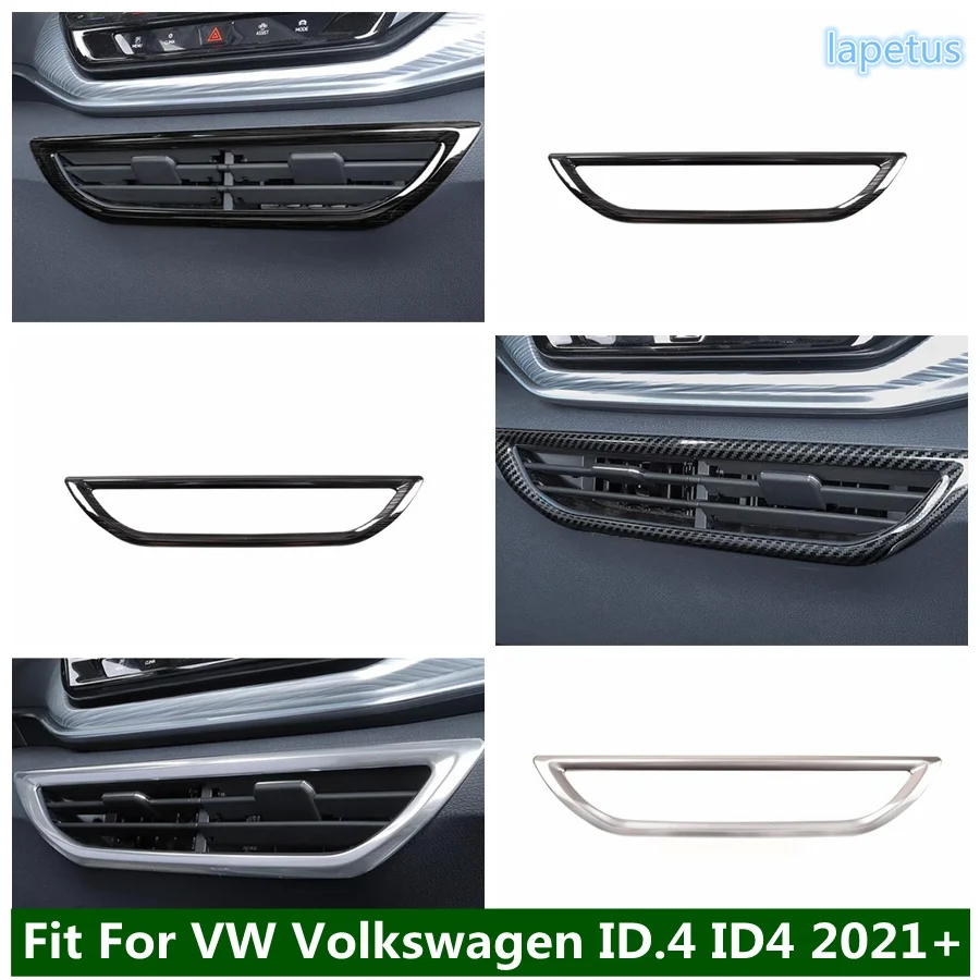 Stredná klimatizácia Venter a striedavý výtok rámu Orezanie kruhového obkladu pre VW Volkswagen ID.4 ID4 2021 - 2024