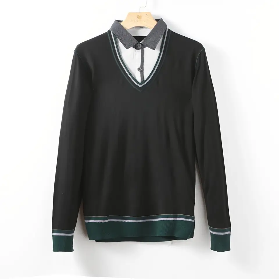 Stredný vek a neformálne dvojdielne dvojdielne zostrihané jarné a jesenné štýl s dlhým rukávom Swirlar Sweater Sweater MarduVer Cardigan