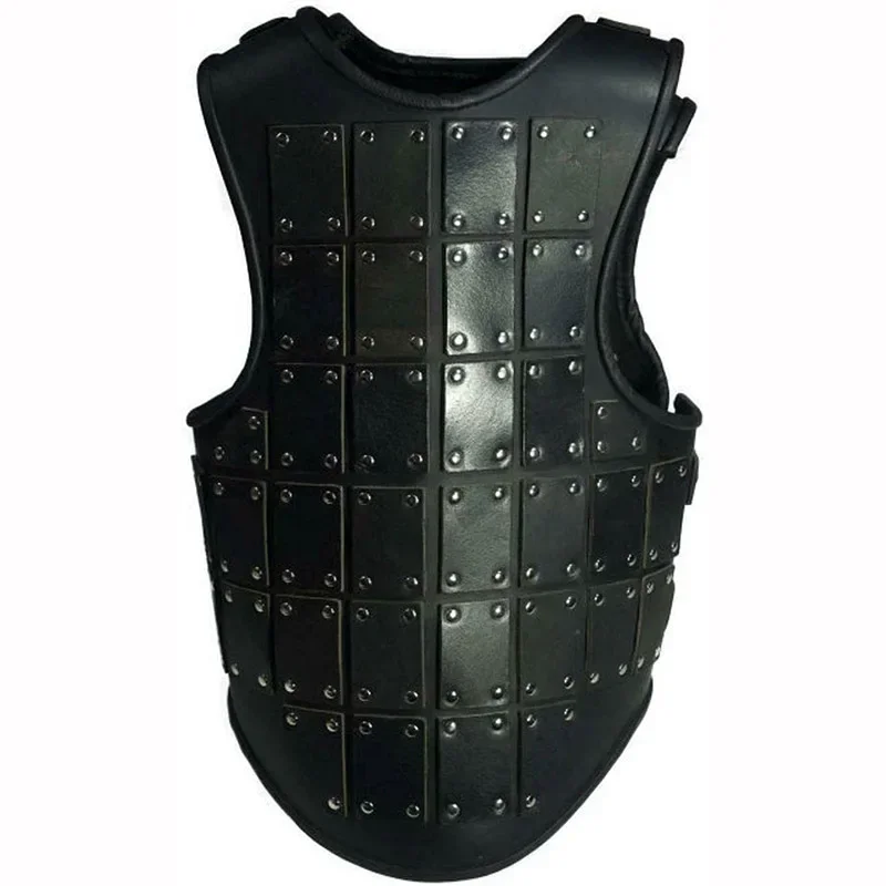 Stredoveké vikingové pirátske žoldnierske kožené kožené telo saské rytierske kŕmne Kosplay kostým parnápunk brigandine cuiras r r.