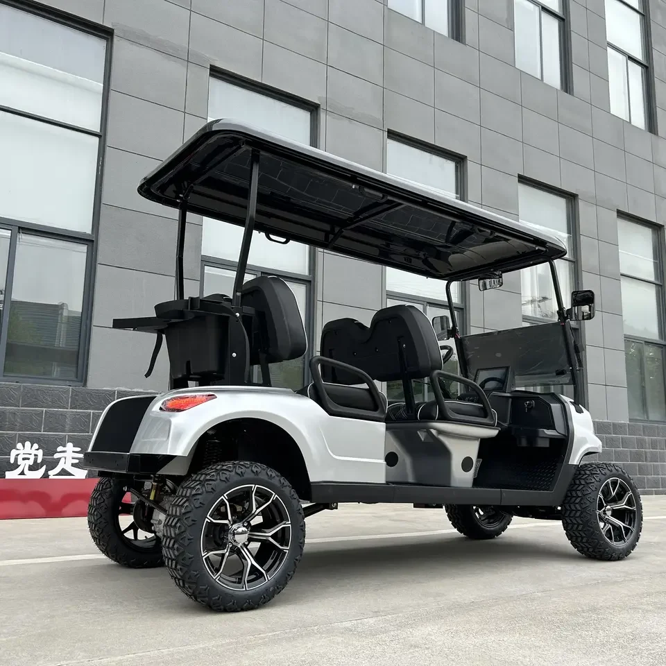 Street Legal Electric Golf Cart 4 Sedadlá 5000 W Scooter Go Kart ATV pre dospelých Touring Classic Solar Golf Cart