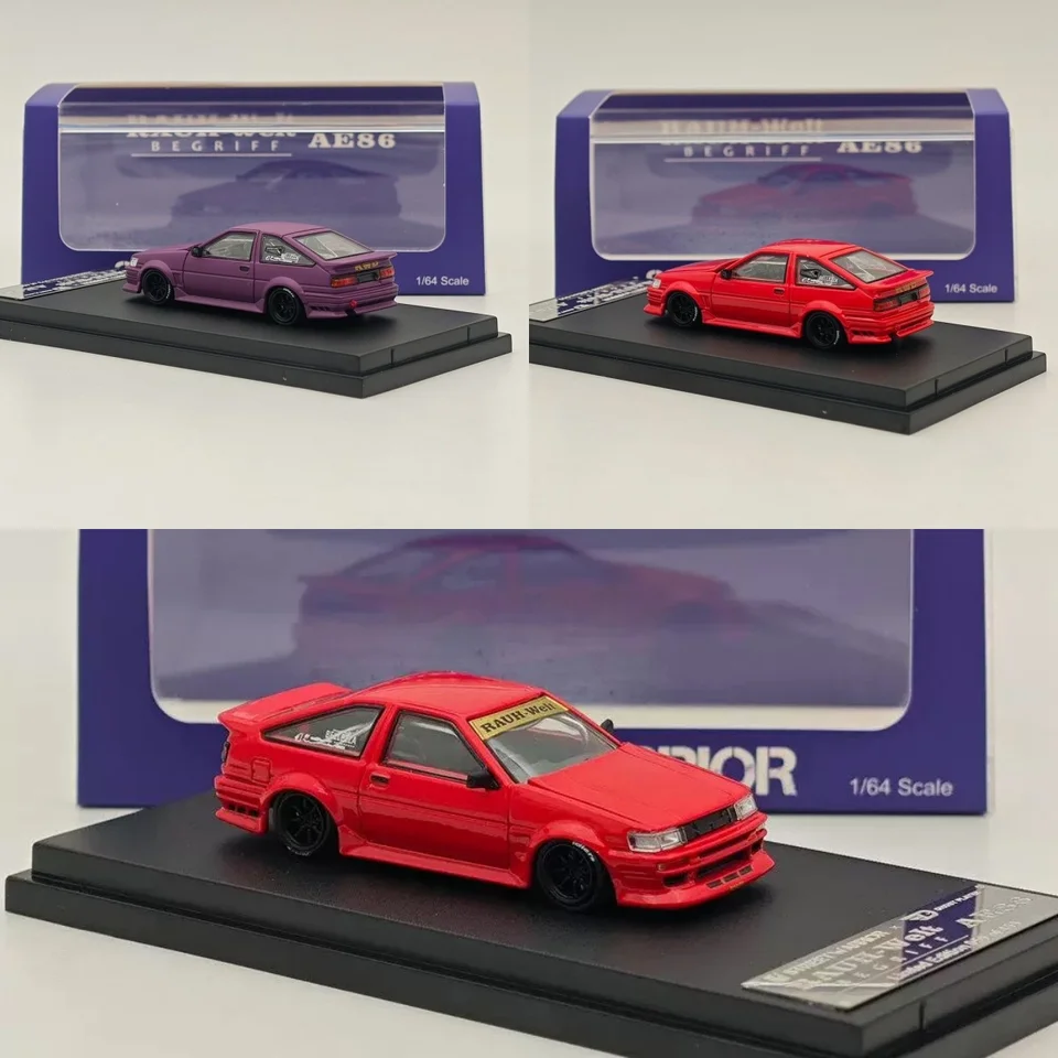 Streetweapon 1:64 AE86 RWB širokodelový modifikovaný model zliatiny Bellezza SIMULÁCIA MODEL