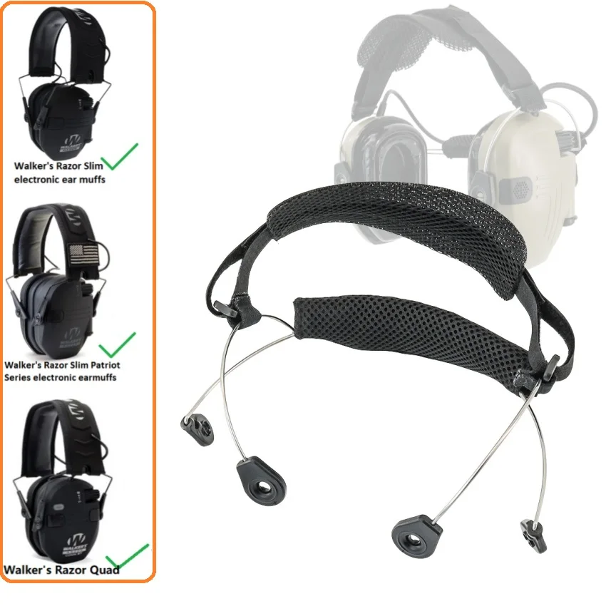 Streľba adaptér EarMuffs pre Walker's Razor Tactical Headset aktívna ochrana uší Elektronická airsoft Shooting Hunting Headphon