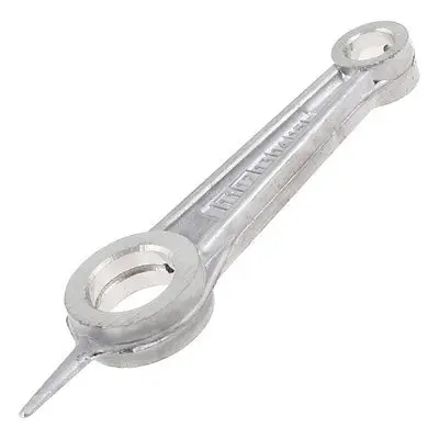 Strieborný tón hliníkový zliatinový kompresor spojovacia tyč 12 mm x 20 mm x 74 mm