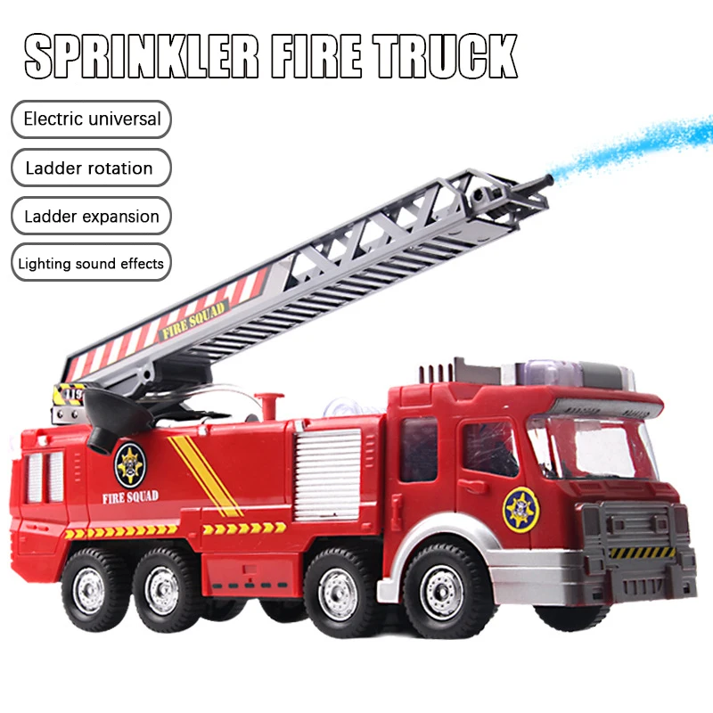 Striekanie vodnej pištole hračky Firetruck Juguetes Hasiči Sam Hasičský kamión/motor vozidla hudba Svetlo Vzdelávacie chlapec Detské hračky