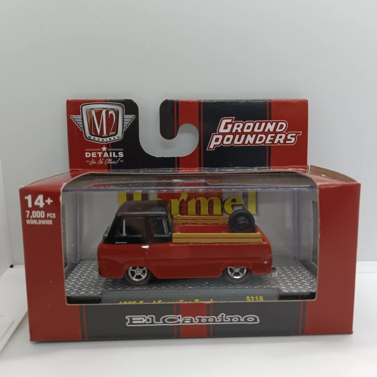 Stroje M2 1/64 1965 Ford Econoline Limited Collection Zliatin zliatiny Diecaste Model