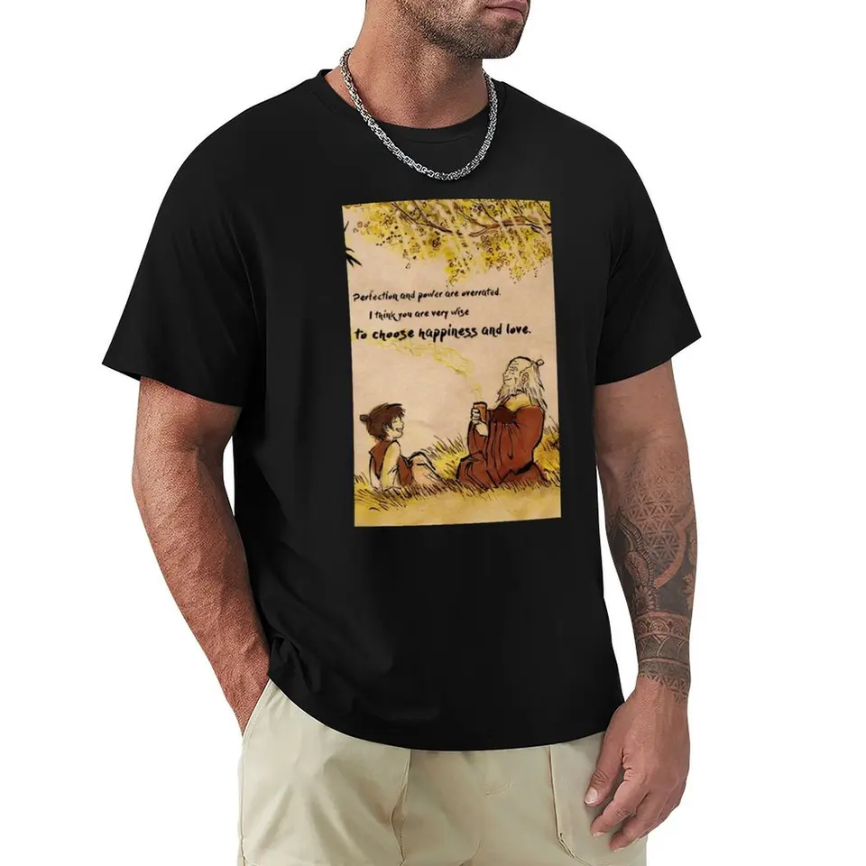 Strýko Iroh Tričko Animal Prinfor Boys Vintage anime košeľa vlastné tričko Men tričká