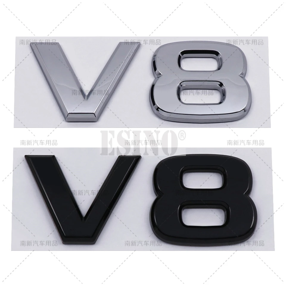 Styling automobilu 3D V8 ABS ADHESIVE ZNAMENIE TRUNKOVÝCH BADGE FENDER NÁKLAD BODY DECAL pre Platinum Armada Patrol Titan
