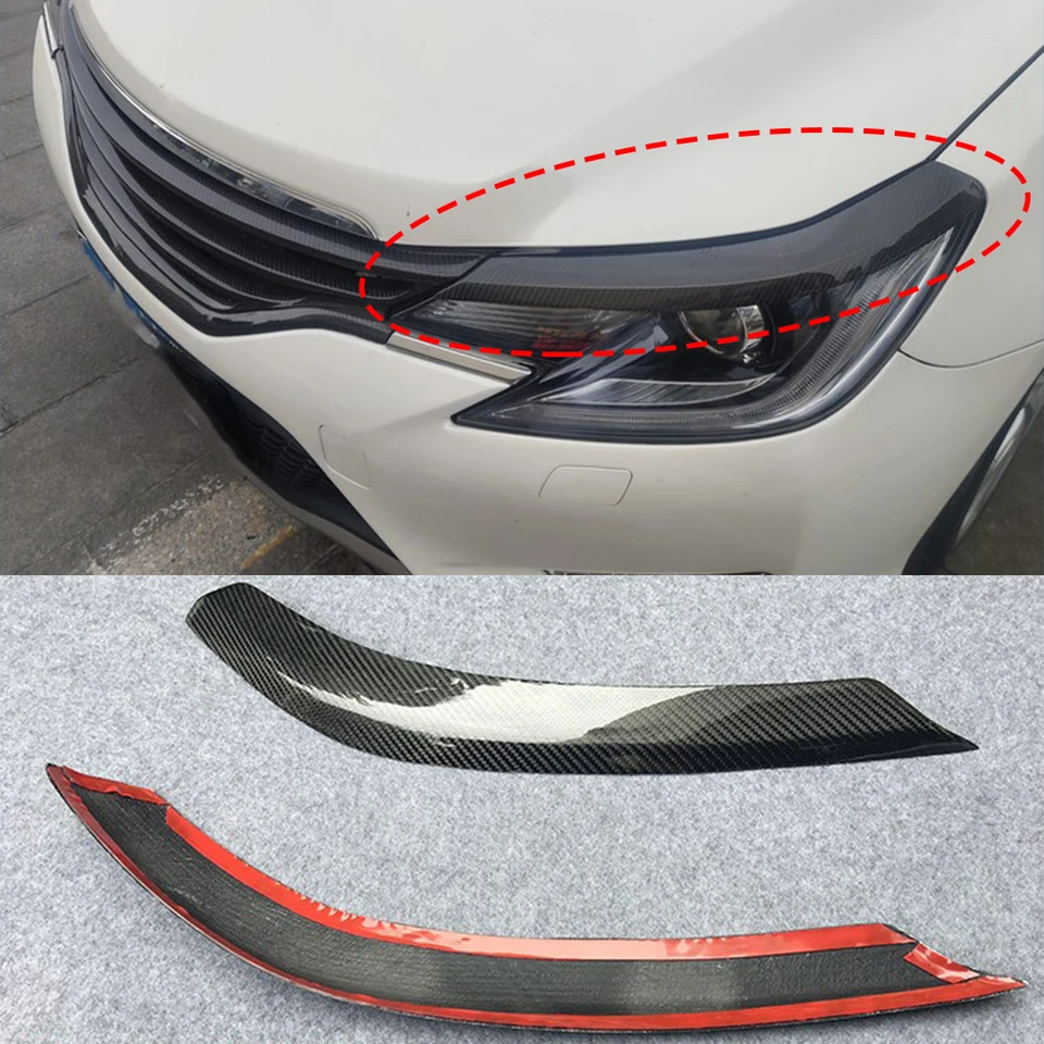 Styling automobilu ABS Svietidlo Decbrow Decison Cover Tinker pre Toyota Mark X Reiz 2013 - 2018 Exteriérové ​​obtisky prúžky Časti