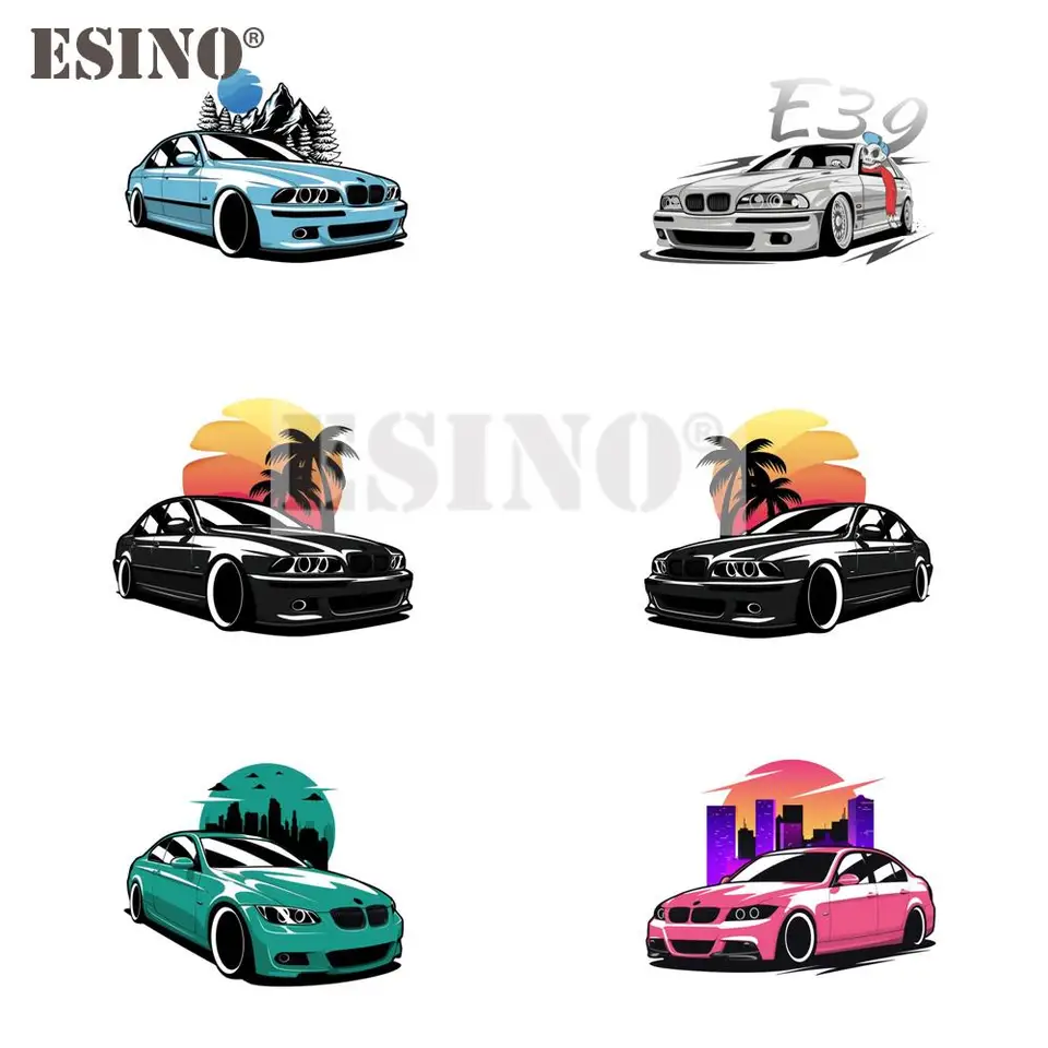Styling automobilu Klasický koncept Art for BMW E39 E46 E90 Auto príslušenstvo Kreatívne PVC vodotesné nálepka auto celé telo Vinylové obtisky