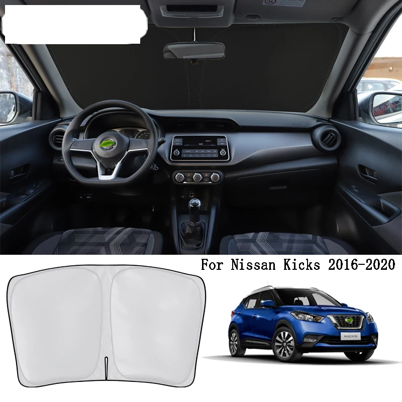 Styling automobilu nano-insulat čelné sklo Sunshade predné okno slnečné odtieň UV chránivo slnečné okno pre Nissan Kicks 2016-2020