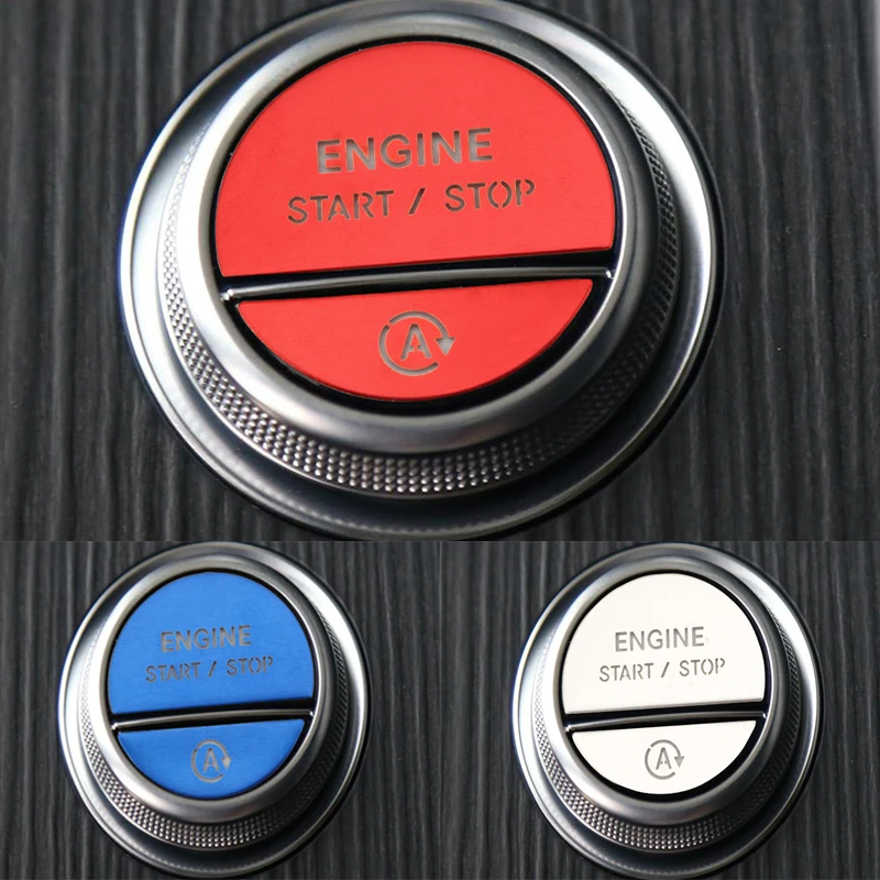 Styling automobilu pre Mercedes Benz CS Class W206 W223 Interiér automatické zastavenie push spínač tlačidiel na krytie nálepiek TREST