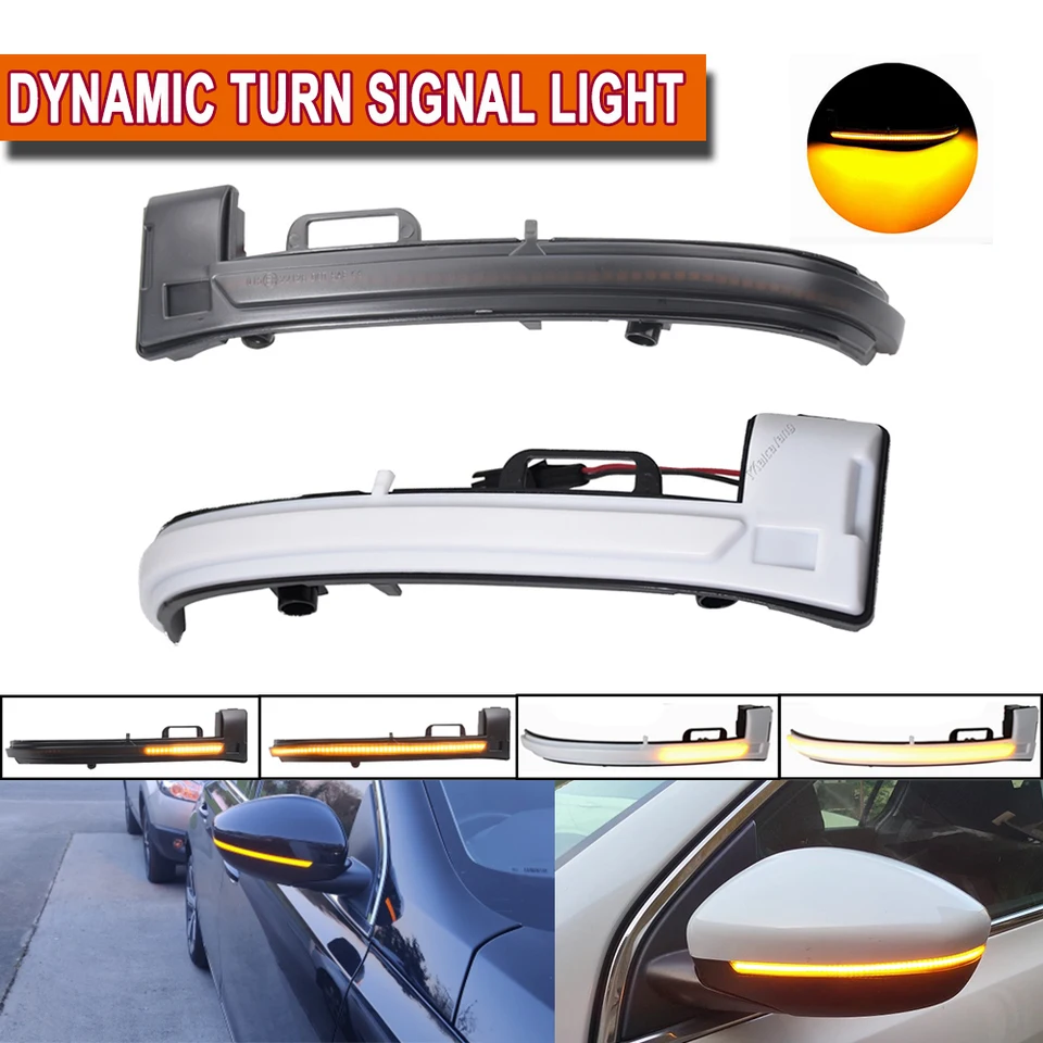 Styling automobilu pre Peugeot 308 T9 II 2013 2014 2015-2019 2ks LED Dynamické diaľkové signálne zrkadlo indikátor Light Opaktor Light Lamp