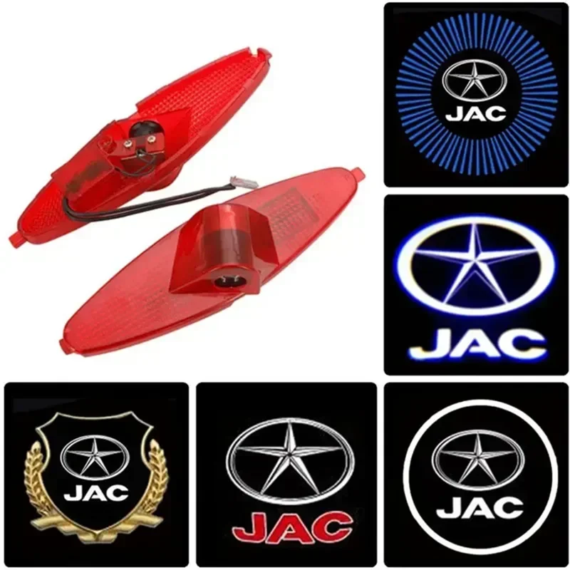 Styling automobilu Projektor Light Car Shadow LAMP LED bezdrôtové logo LOGE VIDKO DEOBORK LAMPLA LAMPATRA ATMOSPEA Nočné svetlo pre Jac