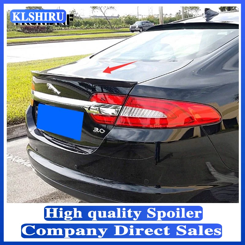 Styling automobilu Vysoko kvalitný materiál PU nenatretý farebný krídla zadného krídla kmeňa Kumera krídla pre Jaguar XF 2012 2013 2014 2014