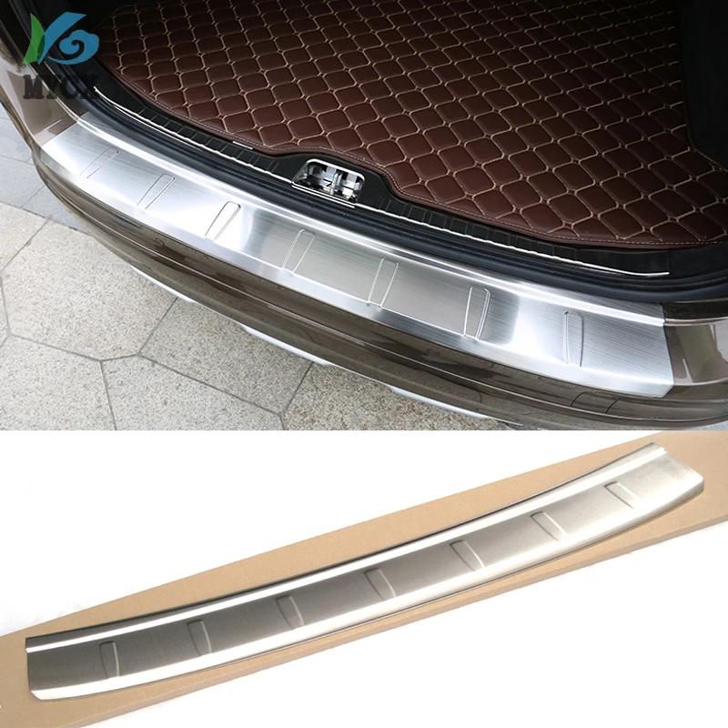 Styling automobilu z nehrdzavejúcej ocele Vonkajší zadný nárazník kmeň kmeň blatníka Dverné kryty chráničkou pre chrániče pre Volvo XC60 XC 60 2009-2015