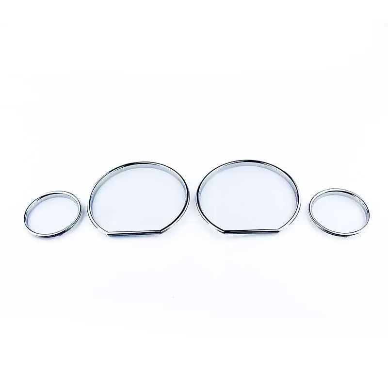Styling Dashboard Gauge Ring Set pre modely BMW E36 3 série 92-99 s iba rýchlomer VDO （Chrome Striebor / Matt Silver）